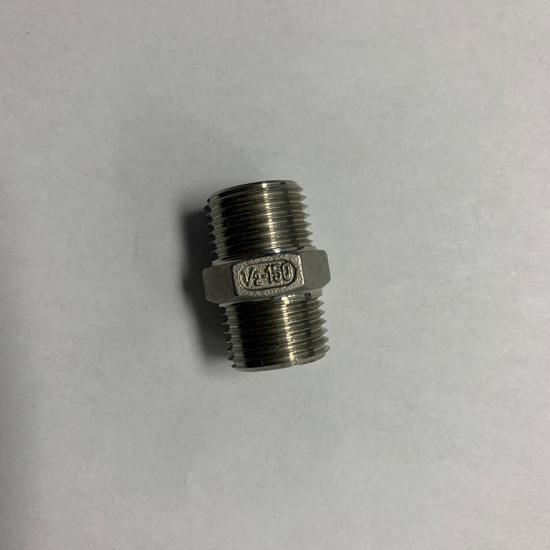 1/2" NPT Double Male Fitting