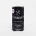 Connected Craft Beverages Blueberry Lavender kombucha, 250mL can (official product photo)