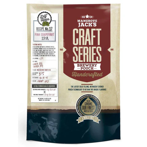 Mangrove Jack's Craft Series Pink Grapefruit IPA with Dry Hops