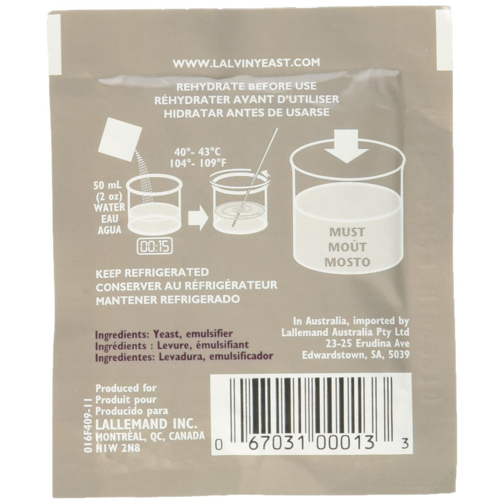Lalvin K1-V1116 Montpellier Wine Yeast