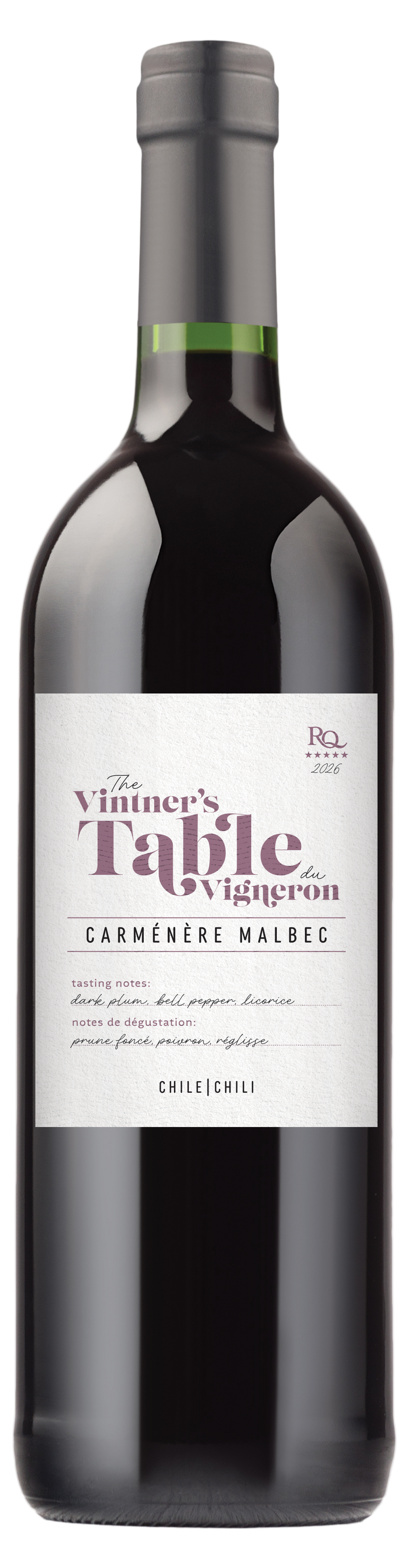 PREORDER: RQ26 Carménère Malbec