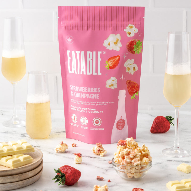 EATABLE Popcorn - Strawberry & Champagne