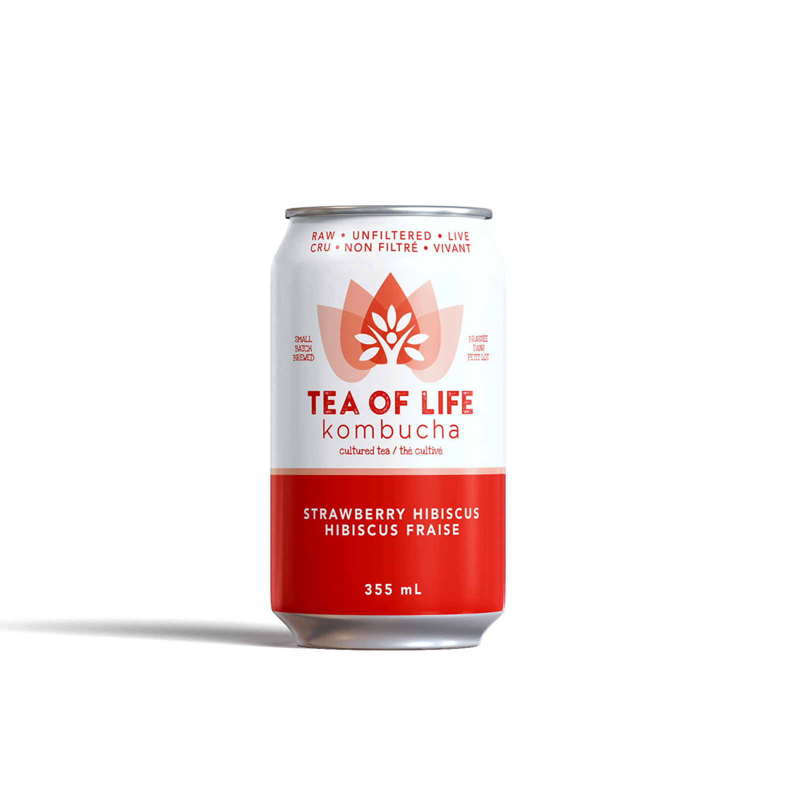 Tea of Life Strawberry Hibiscus Kombucha