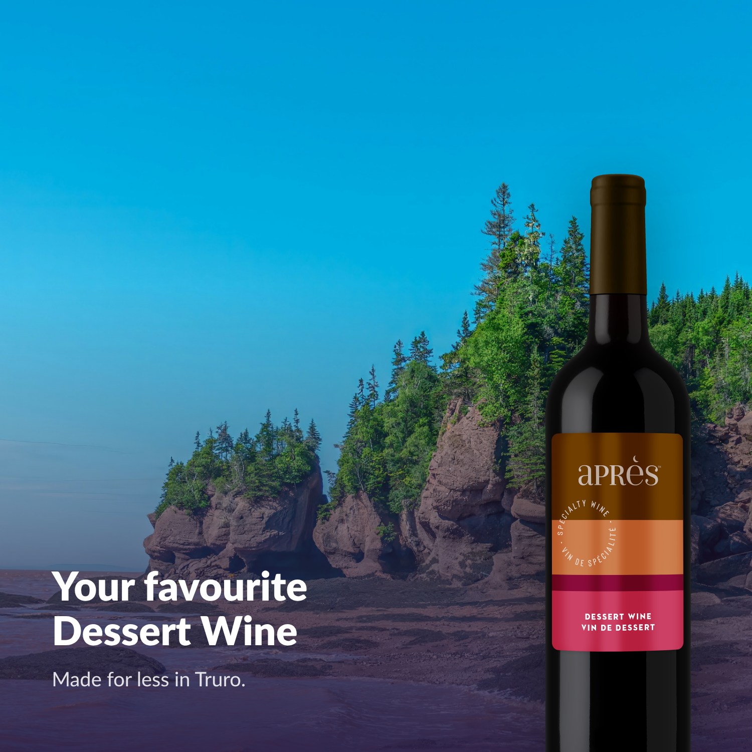 Apres Dessert Wine kit, lifestyle shot