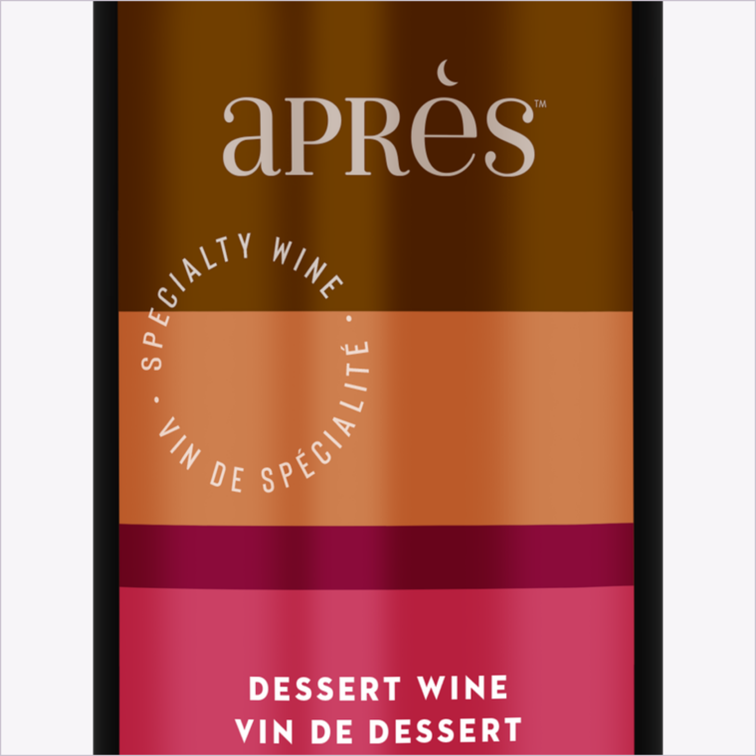 Apres Dessert Wine label macro