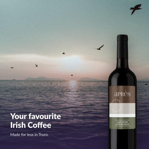 Apres Irish Coffee Dessert Wine kit, lifestyle shot