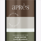 Apres Irish Coffee Dessert Wine label macro