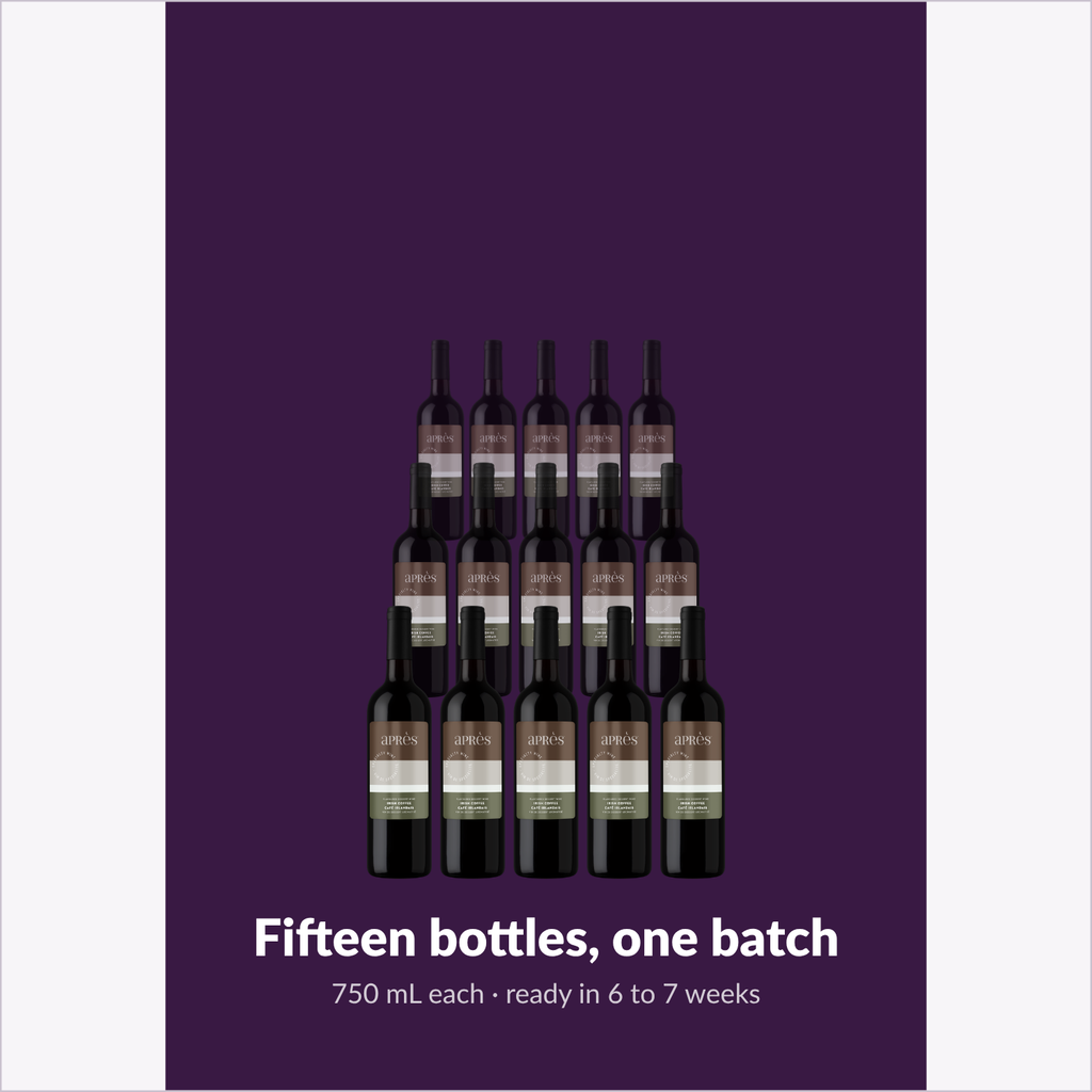 Apres Irish Coffee Dessert Wine, fifteen bottle batch
