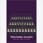 Cru International Cabernet Merlot — thirty bottles, one batch