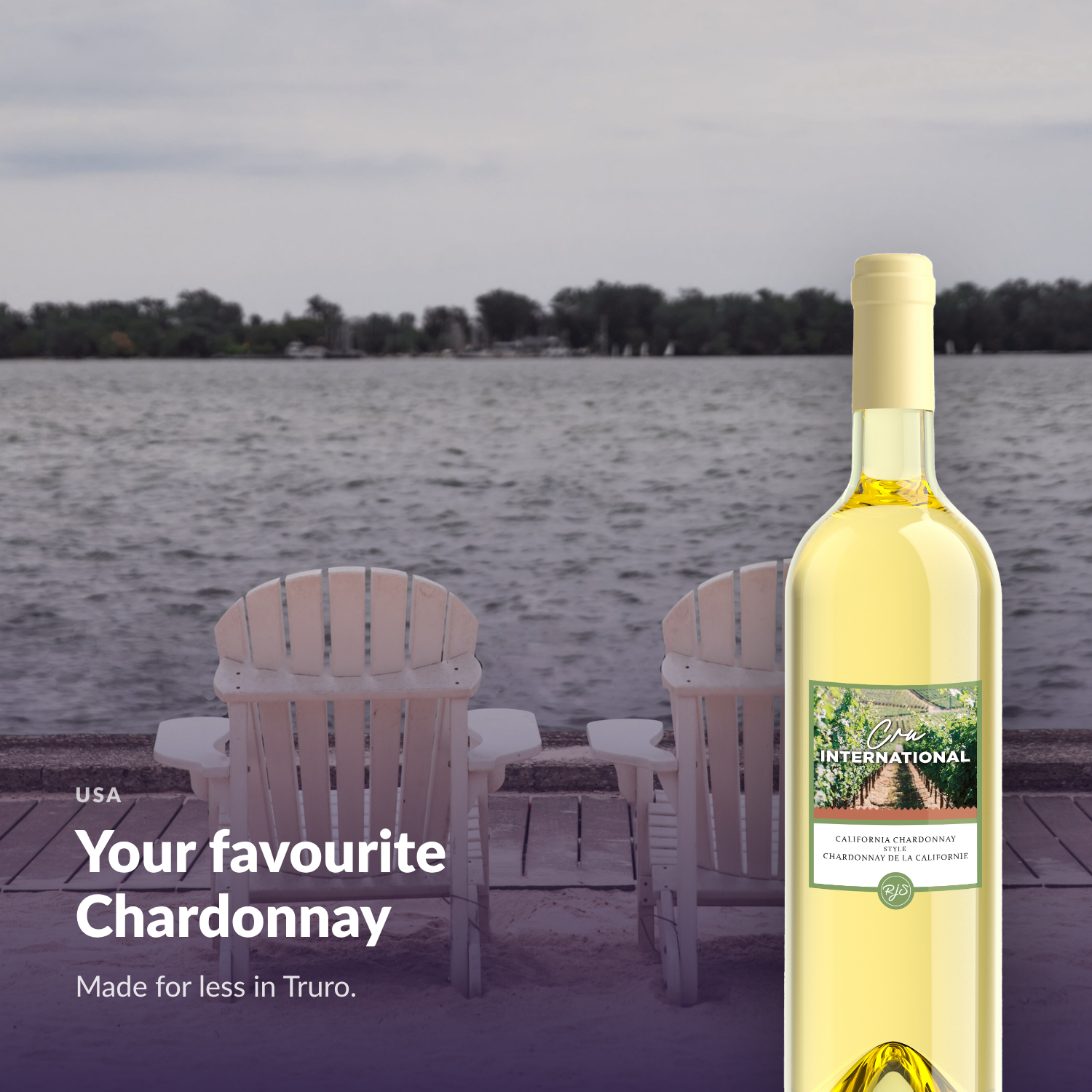 Cru International Chardonnay — your favourite Chardonnay, made for less in Truro