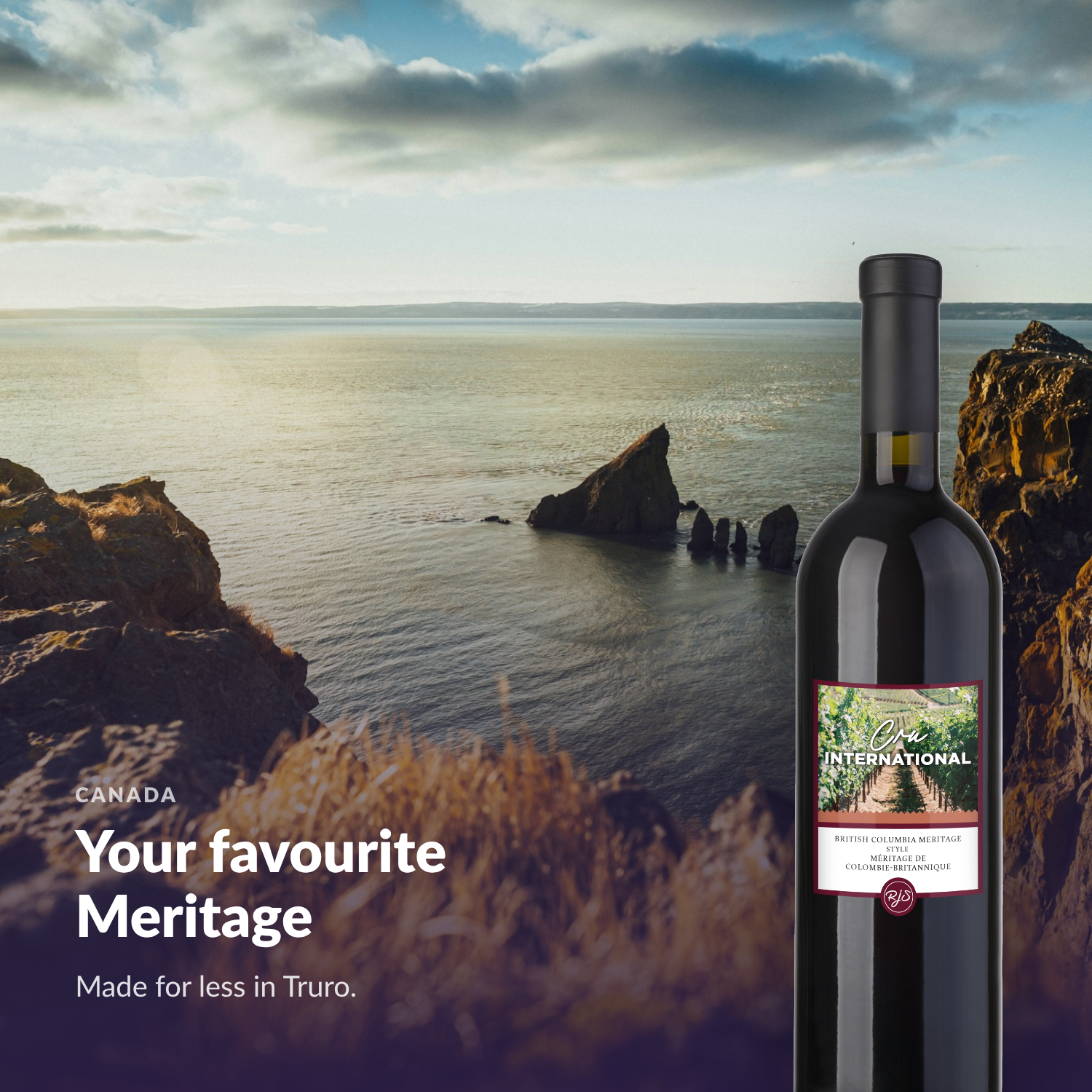 Cru International Meritage — your favourite Meritage, made for less in Truro