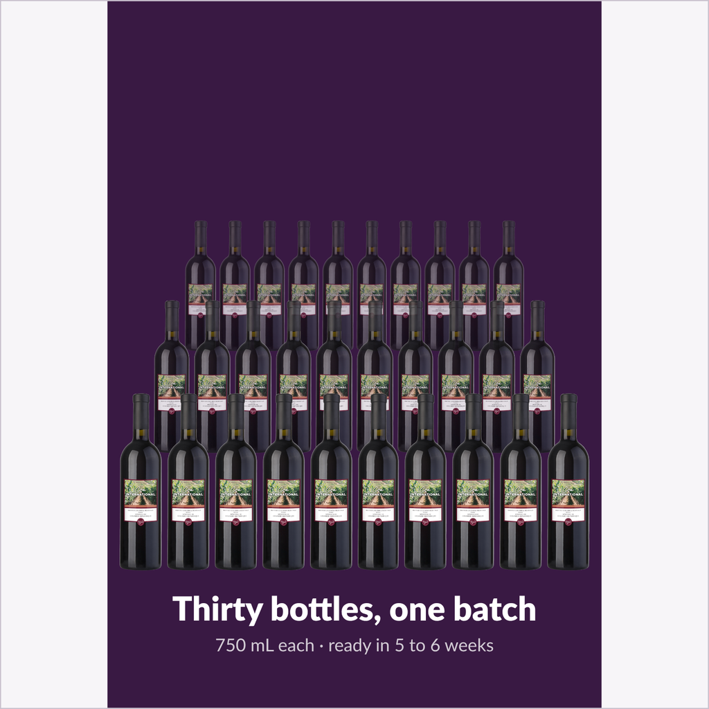 Cru International Meritage — thirty bottles, one batch