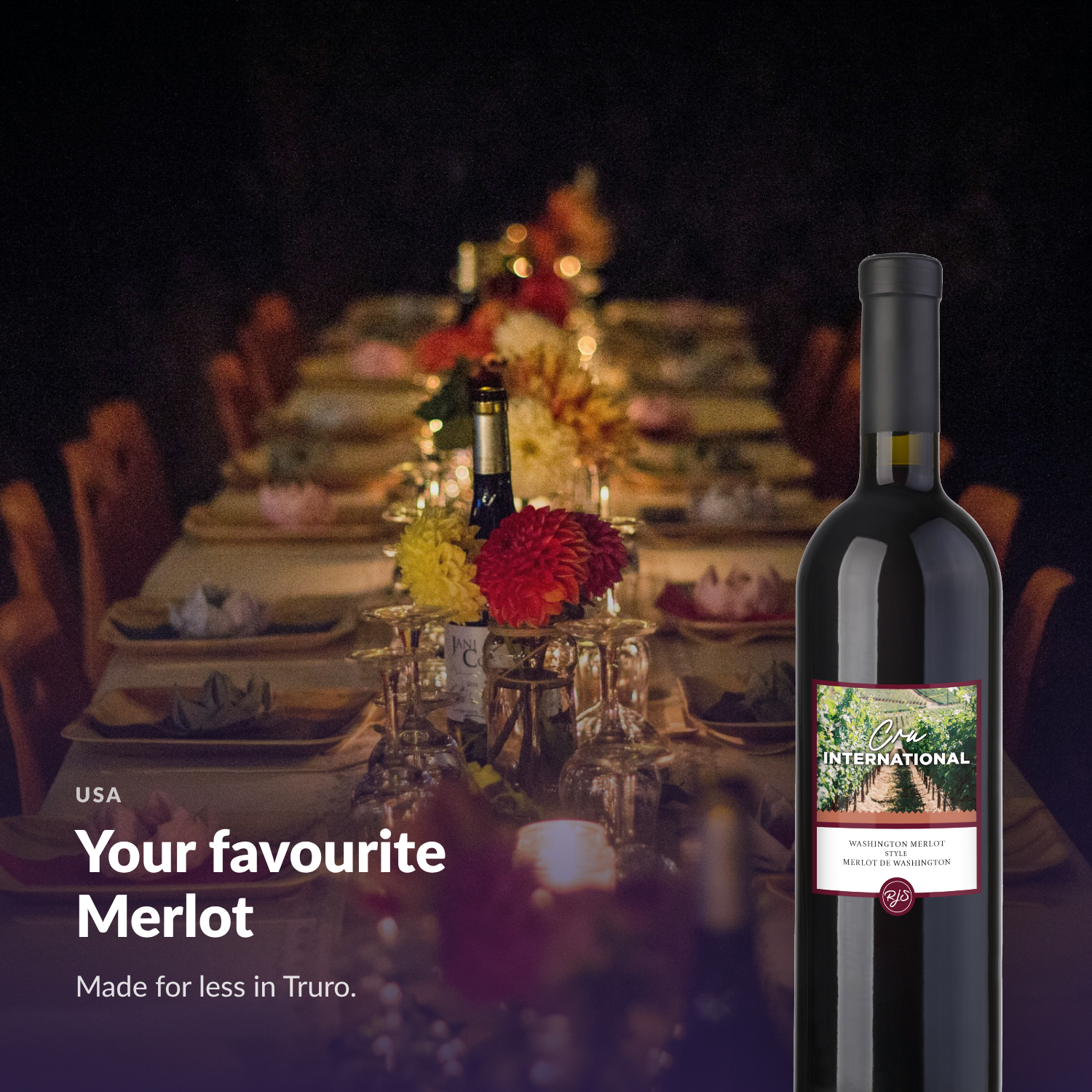 Cru International Washington Merlot — your favourite Merlot, made for less in Truro