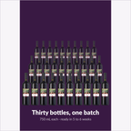 Cru International Washington Merlot — thirty bottles, one batch