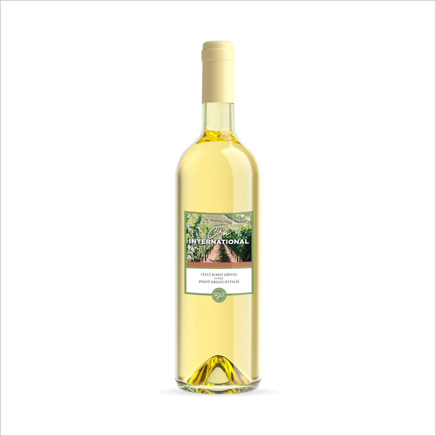 Cru International Italian Pinot Grigio — bottle