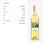 Cru International Ontario Pinot Grigio — at a glance specs