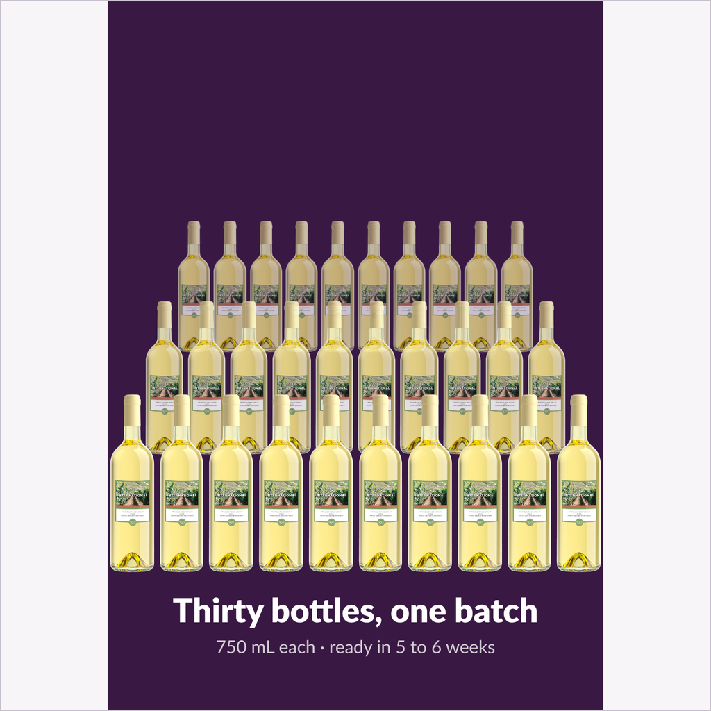 Cru International Ontario Pinot Grigio — thirty bottles, one batch