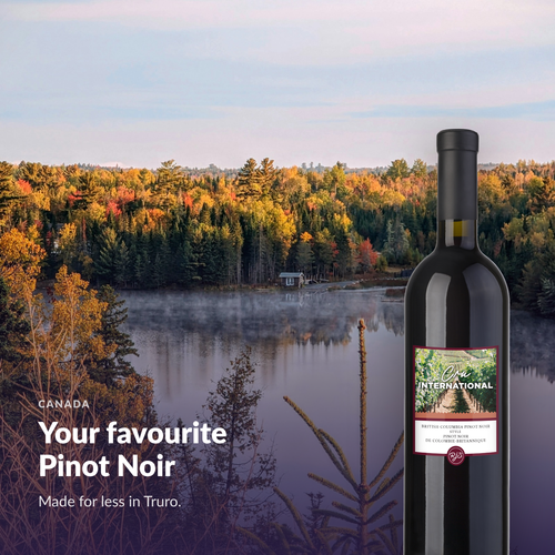 Cru International Pinot Noir — your favourite Pinot Noir, made for less in Truro