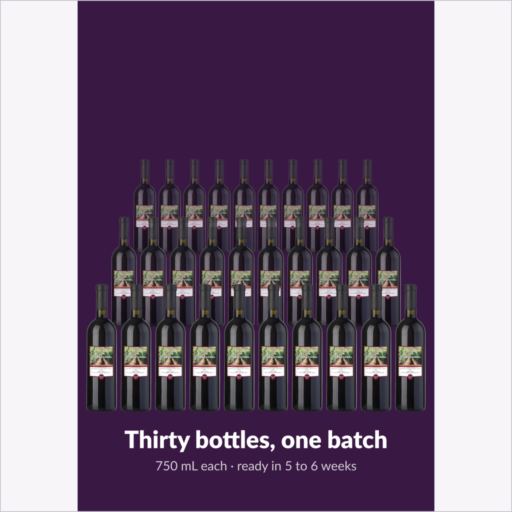 Cru International Pinot Noir — thirty bottles, one batch