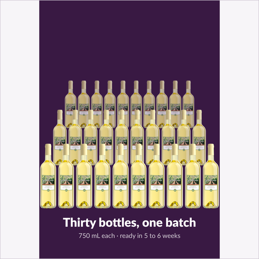 Cru International Riesling — thirty bottles, one batch