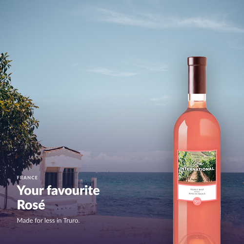Cru International Rosé — your favourite Rosé, made for less in Truro
