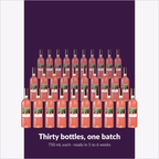 Cru International Rosé — thirty bottles, one batch