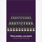 Cru International Sangiovese — thirty bottles, one batch