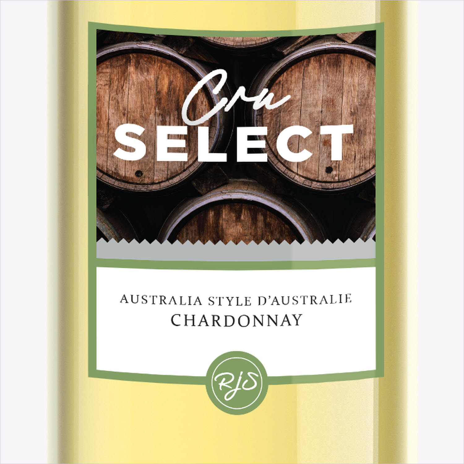 Chardonnay label