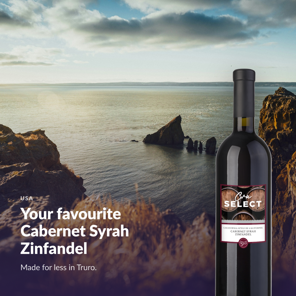 Cru Select Cabernet Syrah Zinfandel — your favourite Cabernet Syrah Zinfandel, made for less in Truro