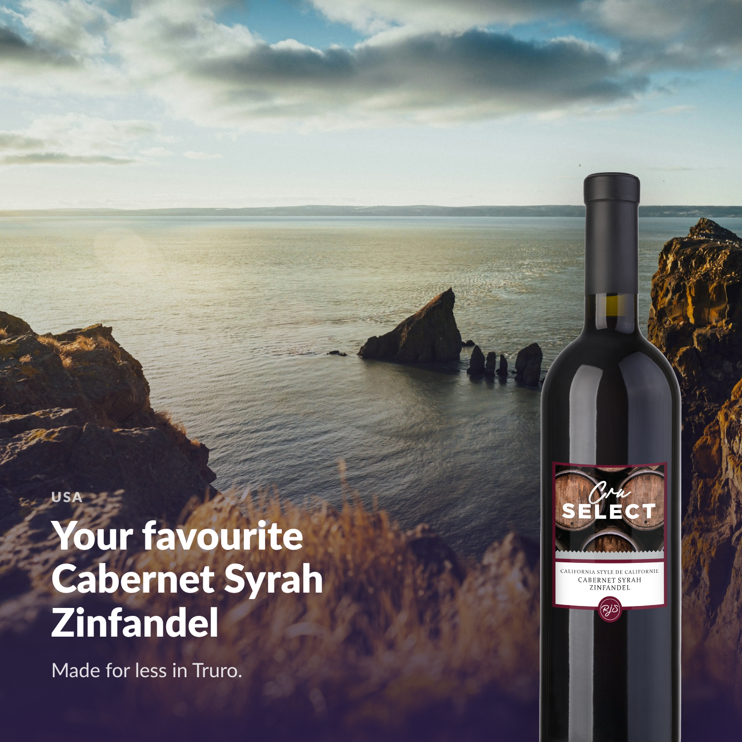 Cru Select Cabernet Syrah Zinfandel — your favourite Cabernet Syrah Zinfandel, made for less in Truro