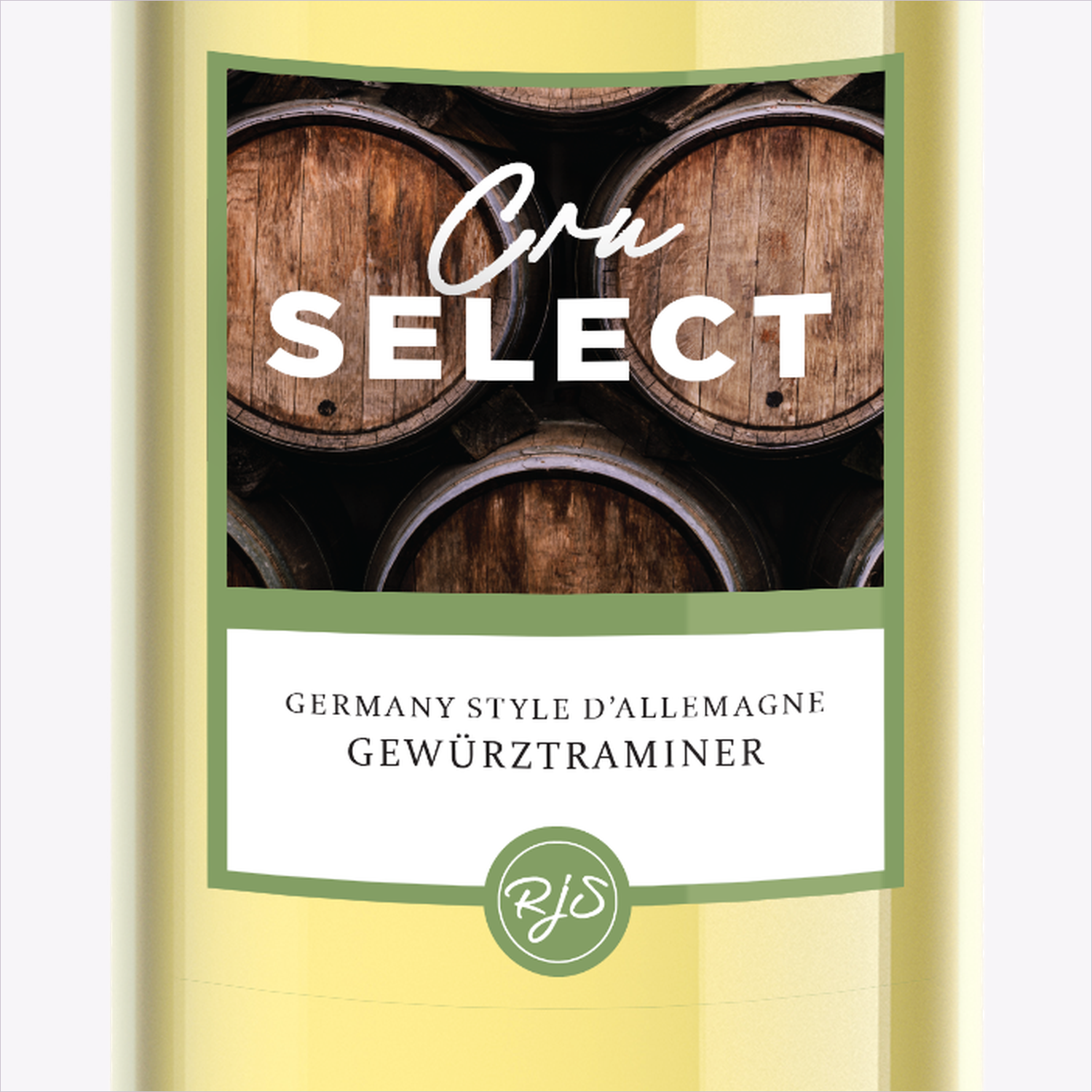 Gewurztraminer label