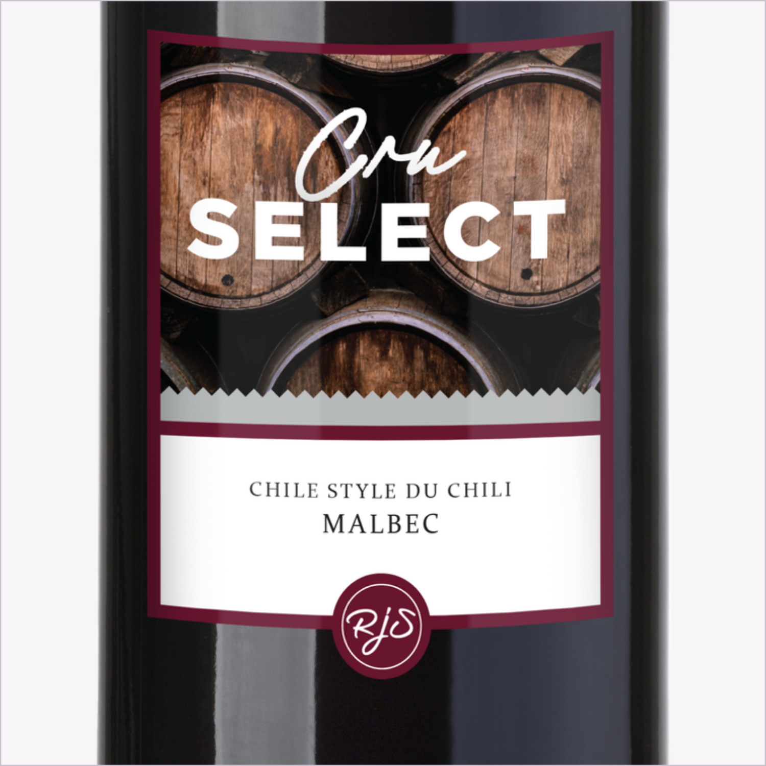 Cru Select Malbec label detail
