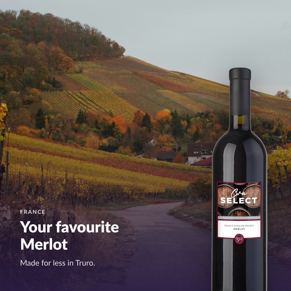 Cru Select Merlot — your favourite Merlot, made for less in Truro