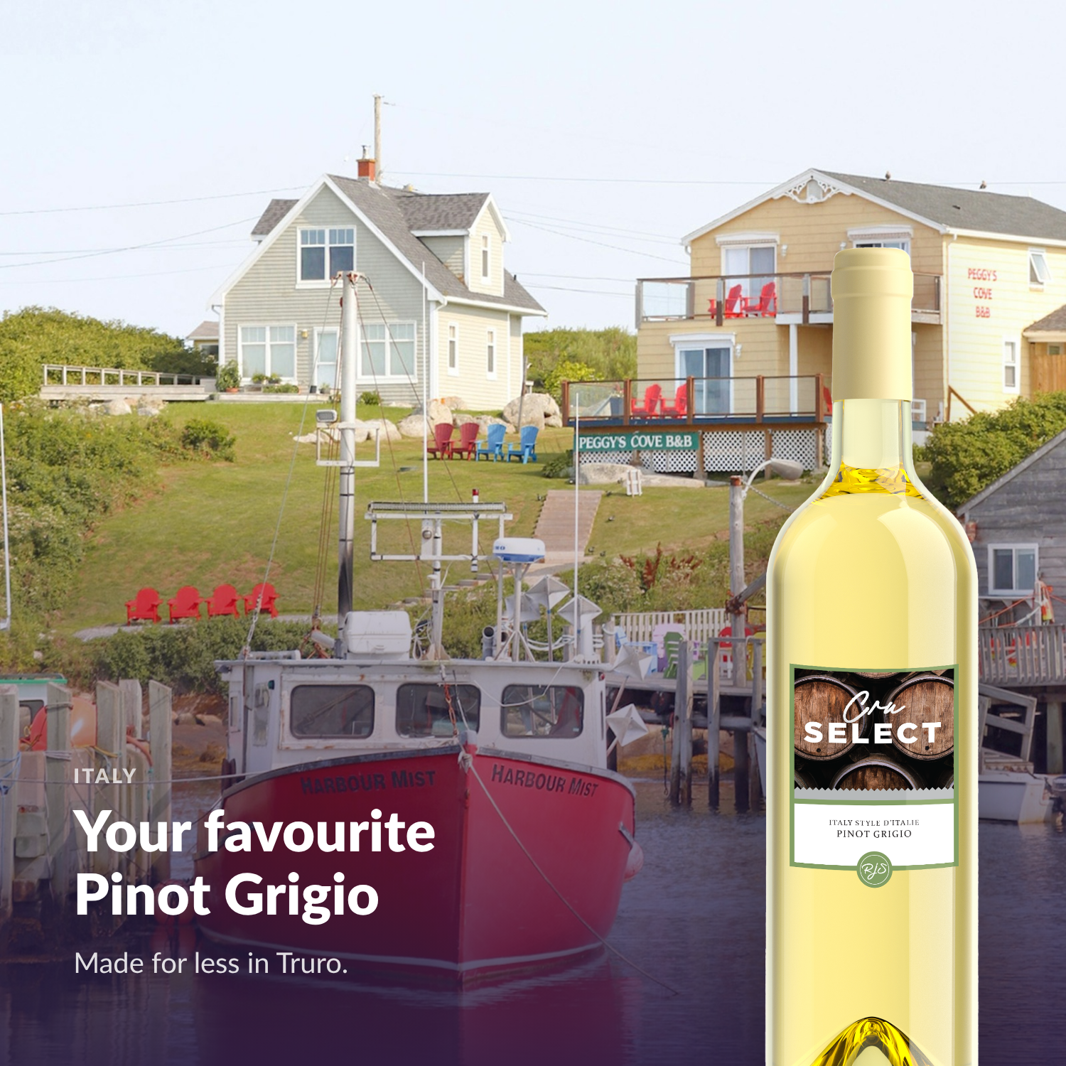 Cru Select Pinot Grigio — your favourite Pinot Grigio, made for less in Truro