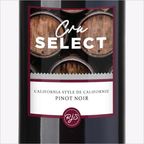 Cru Select Pinot Noir label detail