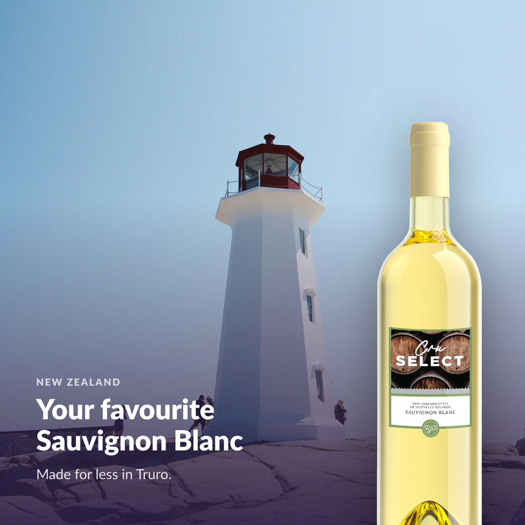 Cru Select Sauvignon Blanc — your favourite Sauvignon Blanc, made for less in Truro