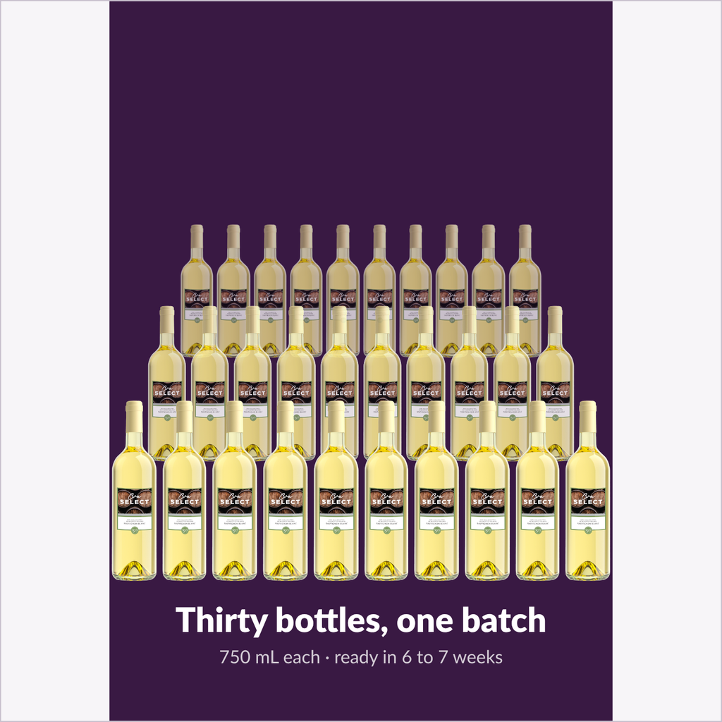 Thirty bottles, one batch — Cru Select Sauvignon Blanc