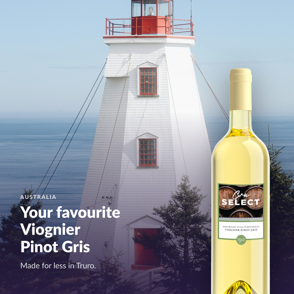 Cru Select Viognier Pinot Gris — your favourite Viognier Pinot Gris, made for less in Truro