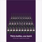 Thirty 750 mL bottles from one Amarone batch, ready in 8 to 9 weeks