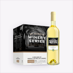 En Primeur Winery Series Chardonnay wine kit box with a finished bottle
