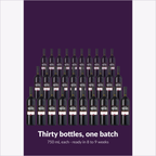 A full batch of thirty 750 mL bottles of En Primeur Winery Series Winemaker's Trio Red