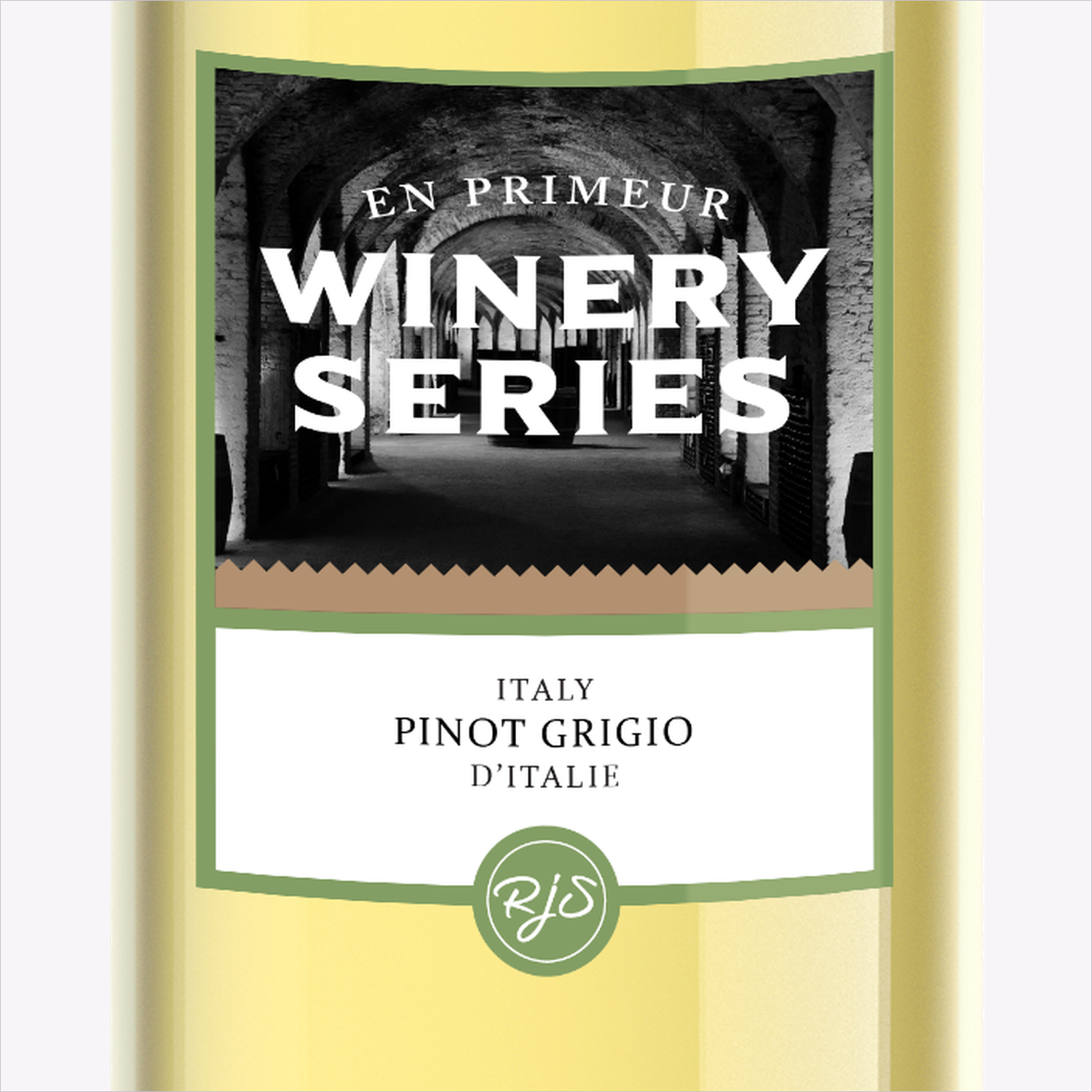 Pinot Grigio label