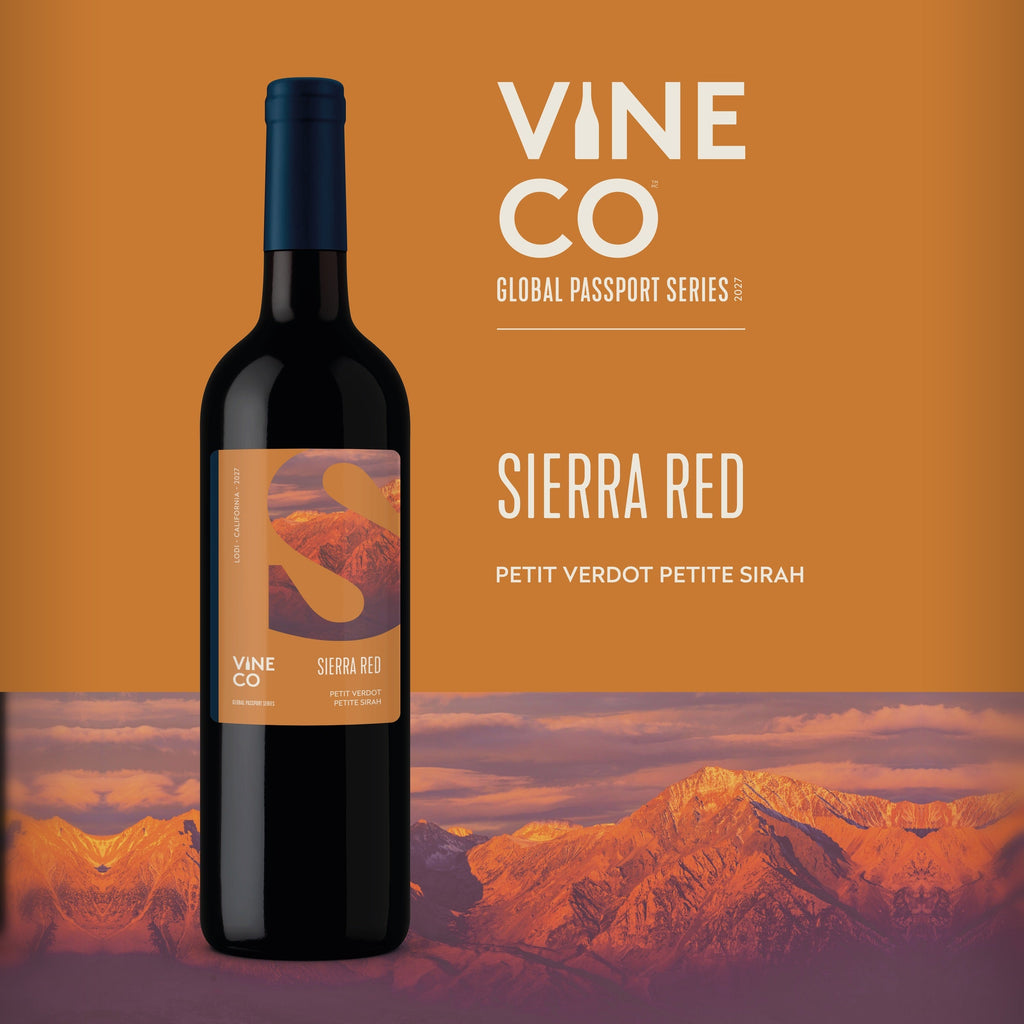 VineCo Global Passport Series 2027 Sierra Red — Petit Verdot Petite Sirah, Lodi California