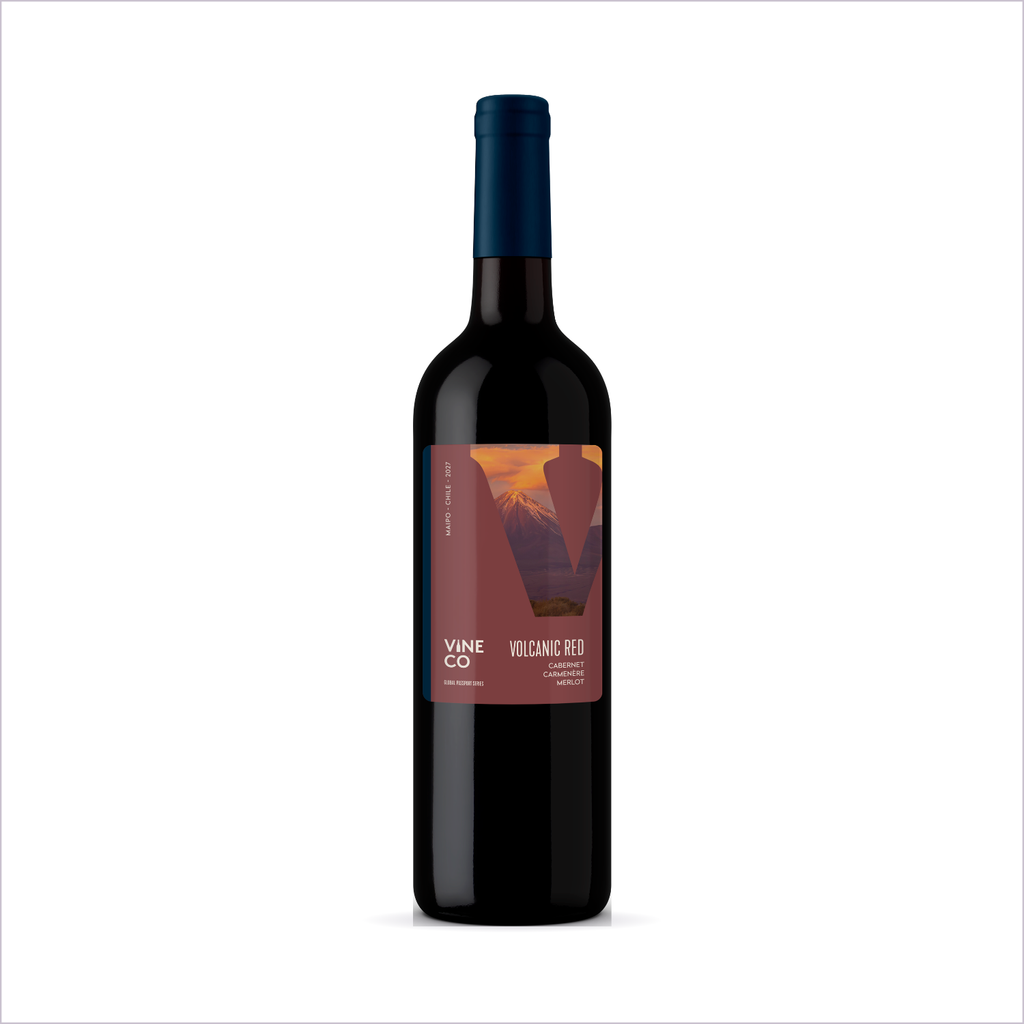 GPS27 Volcanic Red - bottle on white