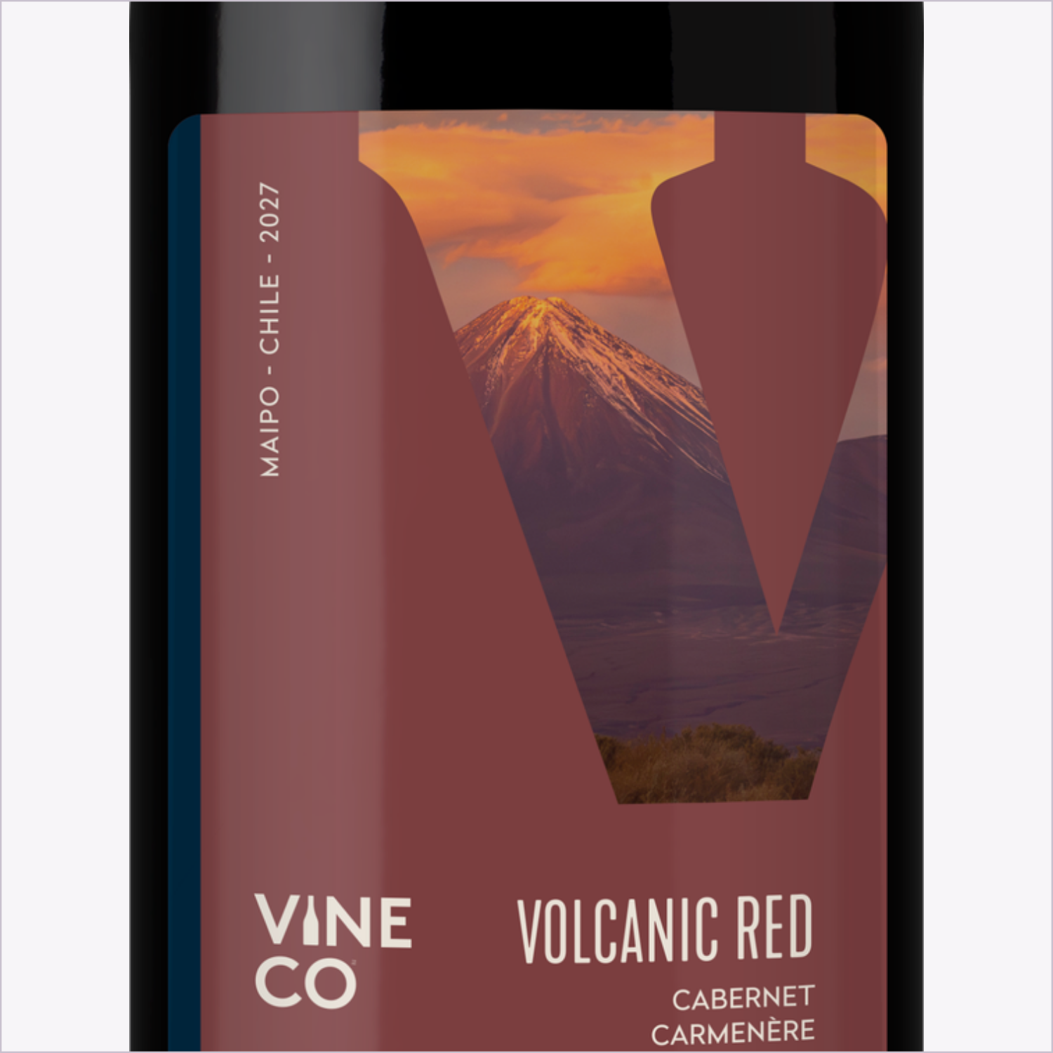 GPS27 Volcanic Red - label detail