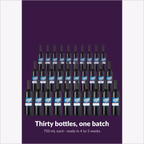 Thirty bottles of Heritage Estates Cabernet Sauvignon from one batch