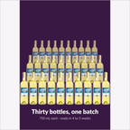 Thirty bottles of Heritage Estates Chardonnay from one batch