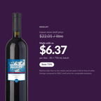 Heritage Estates Merlot $6.37 per litre, save 71% versus liquor store shelf price