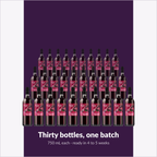 Thirty bottles, one batch — Island Mist Black Cherry
