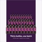 Thirty bottles, one batch — Island Mist Black Raspberry